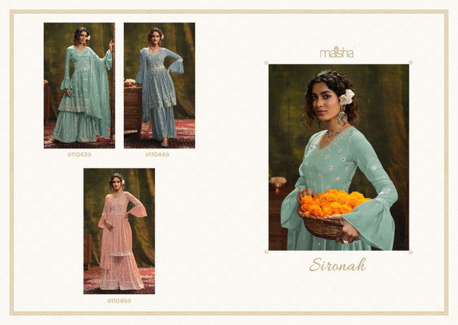 Maisha Sironah Fancy Stylish Festive Wear Salwar Suit Collection